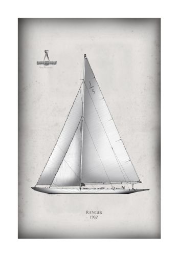 America's Cup Yacht 1937 Ranger by Tony Fernandes